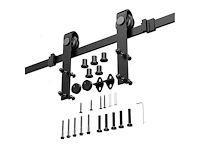 (30x) kastdeurtjes - railsysteem 250 cm - afbeelding 1 van  2