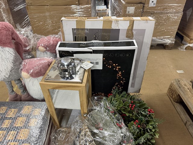 30x kerstartikelen w.o. kerstpoppen, kerstboom, lantaarn, kransen - afbeelding 7 van  8