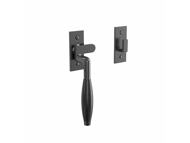 (30x) raamsluiter jaren ‘30 / nikkel zwart - links - afbeelding 1 van  1