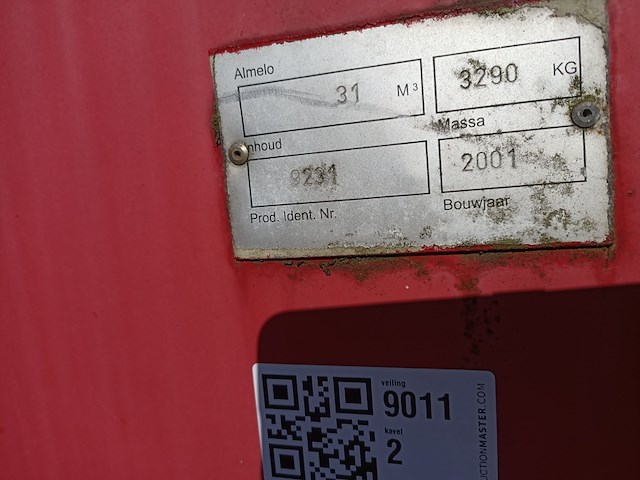 31 m³ haakarm afzetcontainer, 2001 - afbeelding 2 van  10