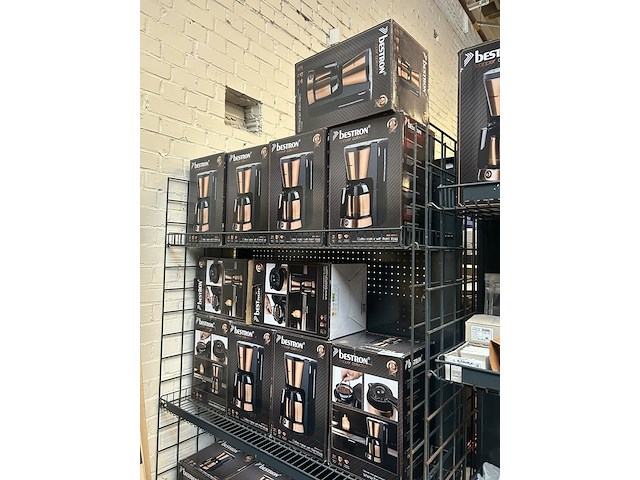31x koffiezetapparaat bestron, copper collection 01 po 18039kl - afbeelding 1 van  8
