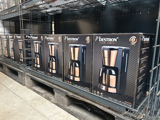 31x koffiezetapparaat bestron, copper collection 01 po 18039kl - afbeelding 3 van  8