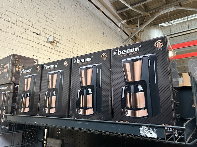 31x koffiezetapparaat bestron, copper collection 01 po 18039kl - afbeelding 4 van  8