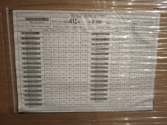 31x zonnepaneel hyundai, hie-s 415vg - afbeelding 2 van  6
