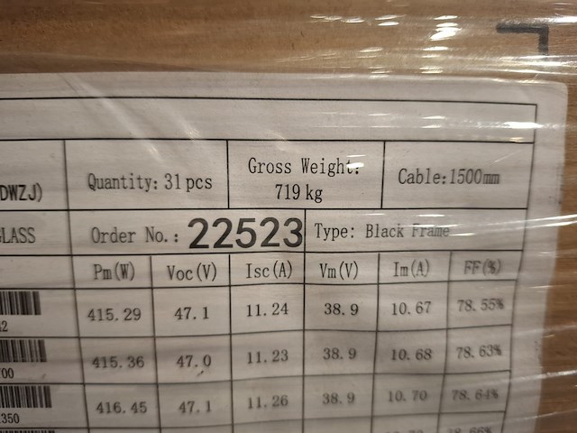 31x zonnepaneel hyundai, hie-s 415vg - afbeelding 5 van  6