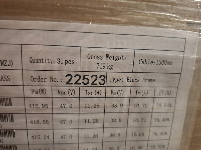 31x zonnepaneel hyundai, hie-s 415vg - afbeelding 4 van  4