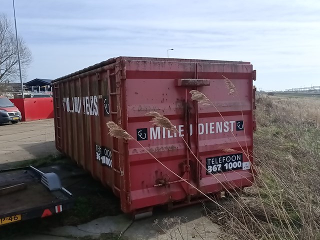 32 m³ haakarm afzetcontainer met deksel, 2000 - afbeelding 2 van  5