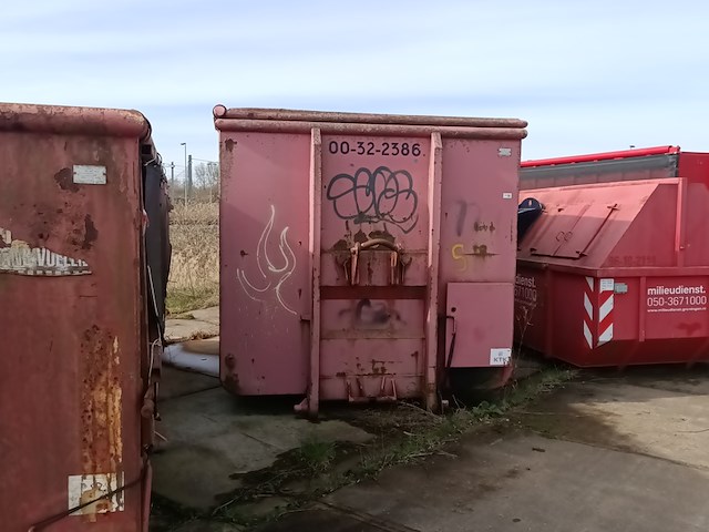 32 m³ haakarm afzetcontainer met deksel, 2000 - afbeelding 2 van  7