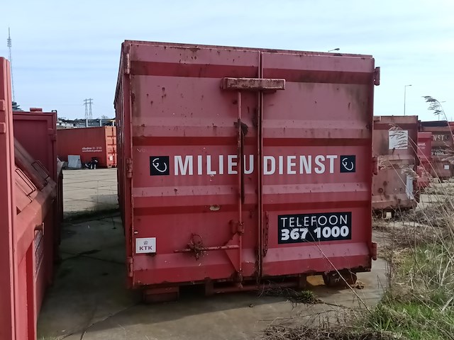 32 m³ haakarm afzetcontainer met deksel, 2000 - afbeelding 5 van  7
