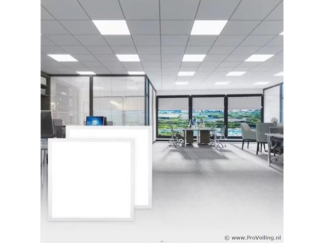 32 x led-paneel 45w – 60 × 60 cm – 6400k koud wit - afbeelding 1 van  4