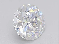 3,27 ct ronde gesneden witte topaas - afbeelding 3 van  3