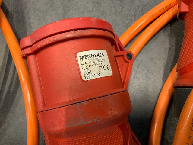 32a 380v-verlengkabel (2x) - afbeelding 4 van  5