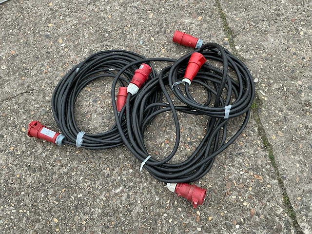 32a krachtstroom kabel (3x) - afbeelding 1 van  5