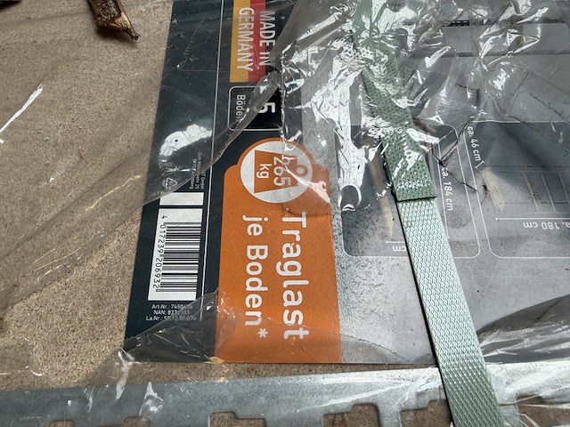 32x stellingkast draagkracht per legplank 265 kg toom - afbeelding 6 van  6