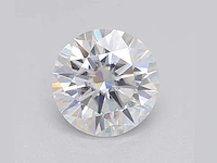 3,3 ct ronde gesneden witte topaas