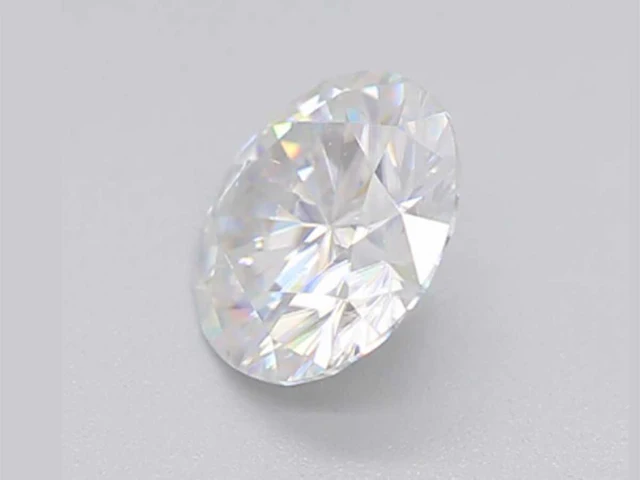 3,3 ct ronde gesneden witte topaas - afbeelding 2 van  3