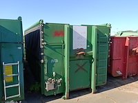 33 m³ haakarm afzetcontainer, ktk, groen, 2015 - afbeelding 2 van  9