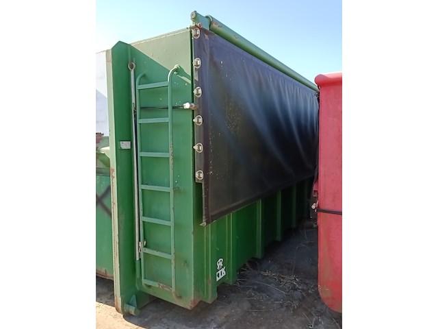 33 m³ haakarm afzetcontainer, ktk, groen, 2015 - afbeelding 5 van  9