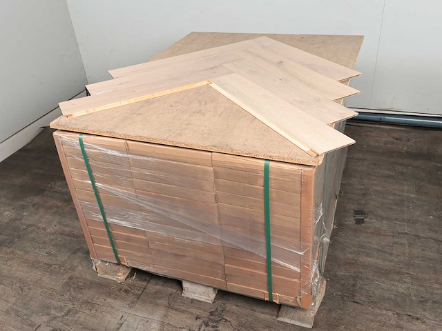 33 m2 parket eiken visgraat mutliplank - 750 x 130 x 14 mm - afbeelding 4 van  4