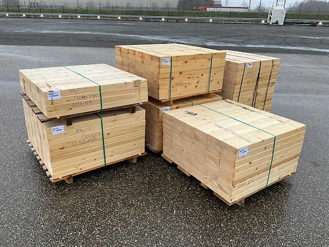 330x vuren balk +/- 58x170x940-1000mm - afbeelding 1 van  8