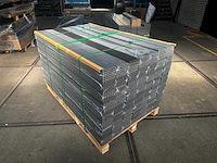 336x composiet schuttingplank zwart / antraciet - 182,5x15,4x2 cm - houten tuinomheining - afbeelding 1 van  2