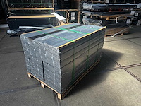 336x composiet schuttingplank zwart / antraciet - 182,5x15,4x2 cm - houten tuinomheining - afbeelding 2 van  4