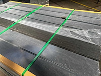336x composiet schuttingplank zwart / antraciet - 182,5x15,4x2 cm - houten tuinomheining - afbeelding 3 van  4