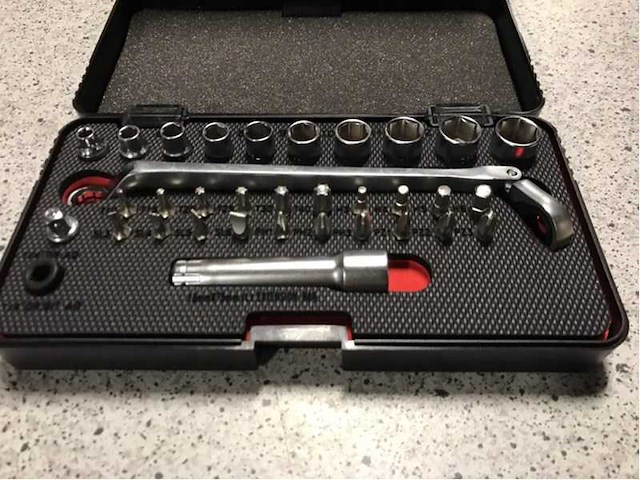 34 delig 1/4” - ringratelsleutel set (3x) - afbeelding 2 van  4