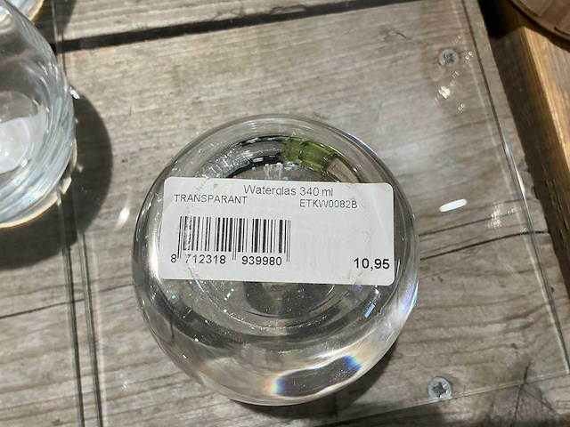 340ml plastic waterglas (24x) - afbeelding 2 van  3