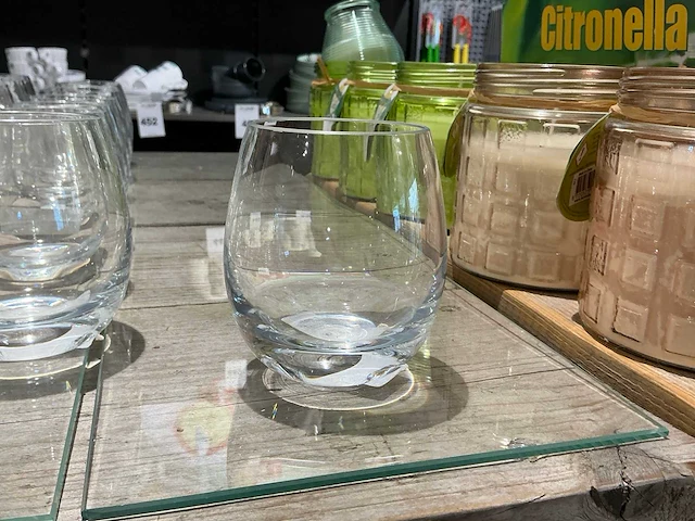 340ml plastic waterglas (24x) - afbeelding 1 van  3