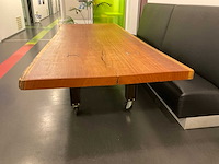 340x140 industriële boomstam tafel - afbeelding 3 van  5