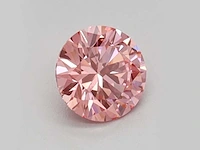 3,43 ct ronde cut lichtroze topaas – roze - afbeelding 2 van  3