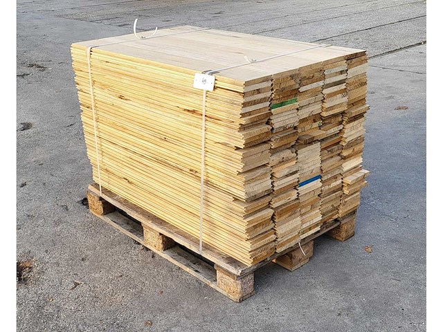 34.4m2 afrikaans eiken 18 x 140 mm, lengte 120cm (205x) - afbeelding 4 van  5