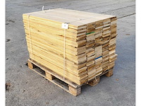 34.4m2 afrikaans eiken 18 x 140 mm, lengte 120cm (205x) - afbeelding 4 van  5