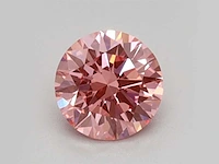 3,47 ct ronde snit lichtroze topaas – roze