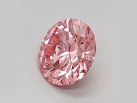 3,47 ct ronde snit lichtroze topaas – roze - afbeelding 2 van  3