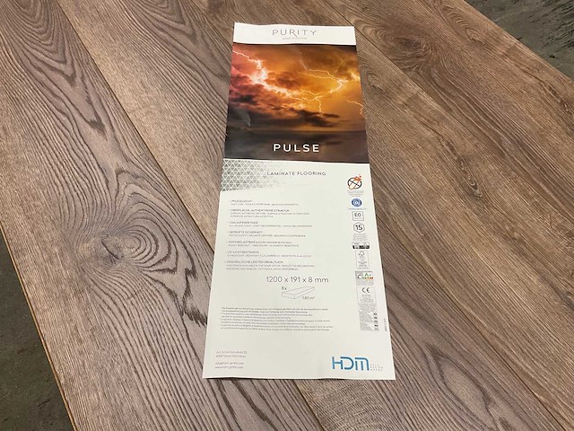 34,7m² purity pulse rustiek eiken laminaatvloer - afbeelding 5 van  11