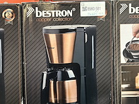 34x koffiezetapparaat met thermoskan bestron, copper collection acm1000co - afbeelding 1 van  3