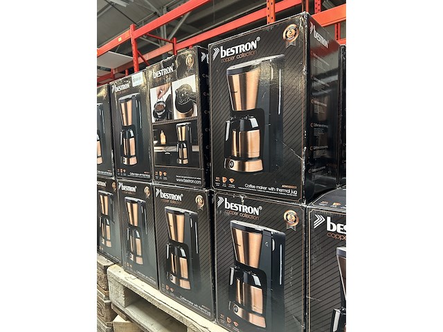 34x koffiezetapparaat met thermoskan bestron, copper collection acm1000co - afbeelding 3 van  3