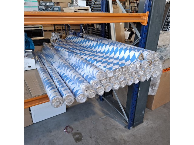 34x rol stof voor terraskleedjes - afbeelding 1 van  6