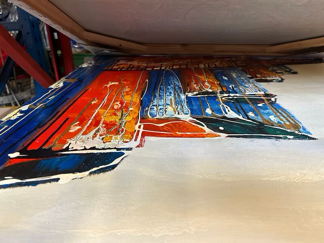 34x schilderij op doek, abstracte afbeeldingen - afbeelding 3 van  3