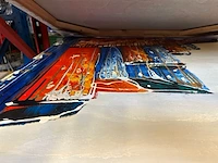 34x schilderij op doek, abstracte afbeeldingen - afbeelding 3 van  3