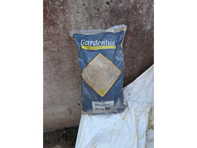 34x zak metselzand a 20 kg gardenlux - afbeelding 3 van  5