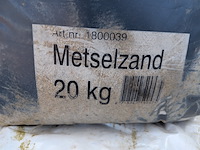 34x zak metselzand a 20 kg gardenlux - afbeelding 4 van  5