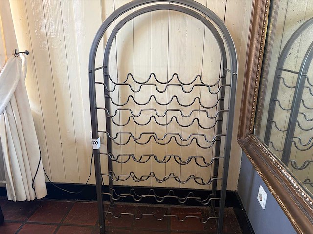 35-delig rvs wijnrek - afbeelding 1 van  4