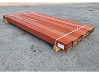 35 x padouk planken 21 x 140mm , lengte 215cm ( 10.5 m2 ) - afbeelding 1 van  5