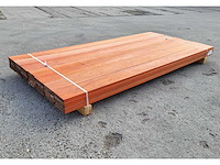 35 x padouk planken 21 x 140mm , lengte 215cm ( 10.5 m2 ) - afbeelding 3 van  5