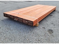 35 x padouk planken 21 x 140mm , lengte 215cm ( 10.5 m2 ) - afbeelding 5 van  5