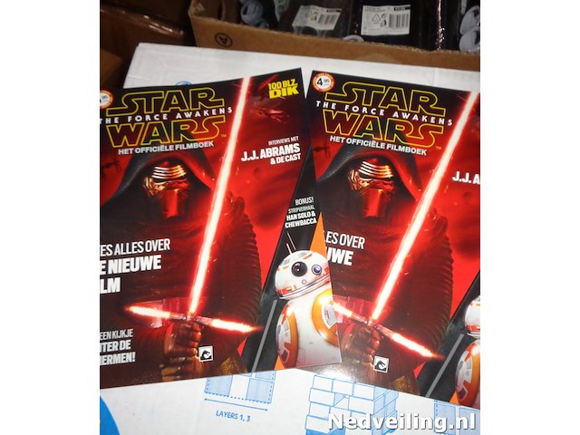 35x boek sterwars the force awakings 100 blz - afbeelding 1 van  3