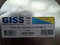 36 doos a 10 stuks doorslijpschijf giss, 115x2,0x22,23 - afbeelding 3 van  4